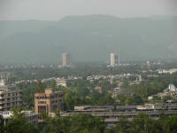 View of Islamabad - lots of greenery