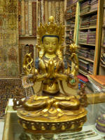 A Tibetan statue of Buddha that I really loked - INR20,000 without bargaining