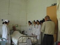 An official photograph session for the hospital records