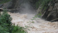 Close up of the rapids