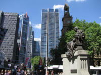 Queen Victoria, Town Hall and the modern city