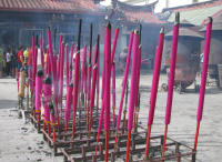 Large Candles at Kuan Yin Temple