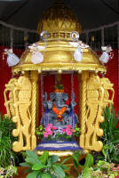 One of the many altars to Ganesh